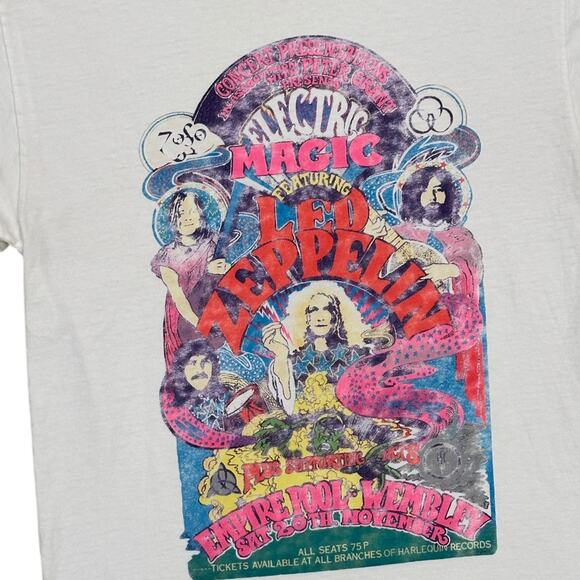 Free People X Daydreamer Led Zeppelin Electric Magic Weekend Tee - Picture 3 of 5